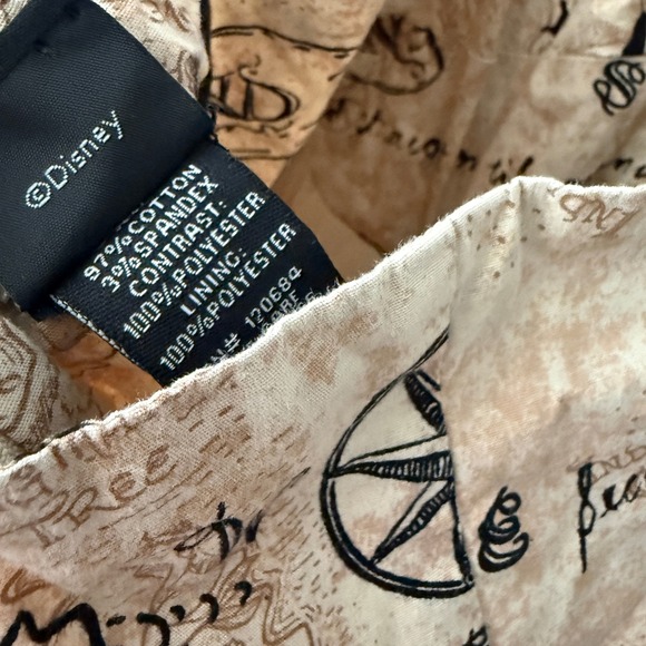 Hot Topic Disney Peter Pan Halter Sweetheart Dress, Tan Black, M - Picture 15 of 15